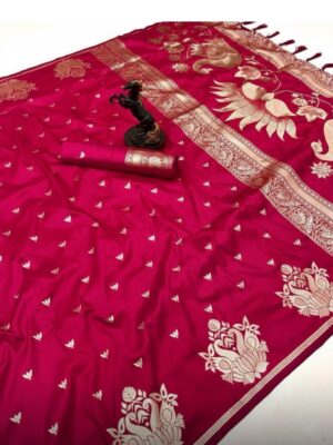 Rajlaxmi saree rani colour