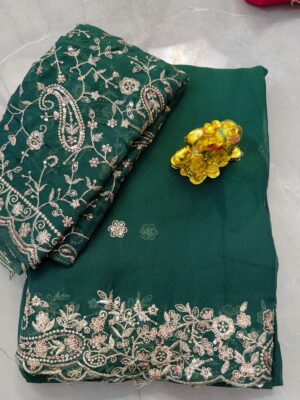 Chay mhaska bottal green