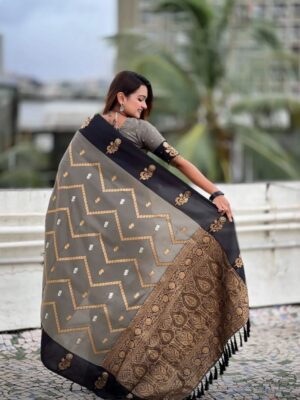 Vasundhara Saree SB4 - Grey