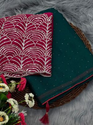 Designer Moti Work Saree SB38 - Morpankhi