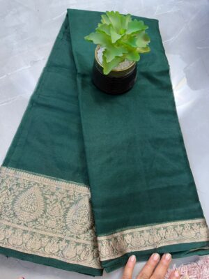 Organza Saree SB63 - Green